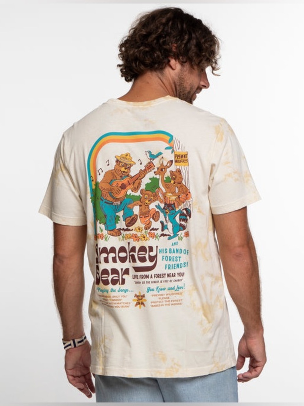 The Landmark Project Smokey's Band Vintage Dyed Unisex Short Sleeve Tee, XL